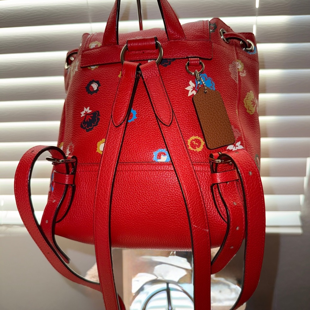 Coach Mini Turnlock Rucksack Backpack  NWOT - Picture 6 of 6